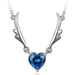 JewelryPalace 1.5ct Pendentif Ailes d'ange Coeur C