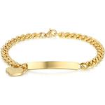 Bracelets JewelryWe dorés en velours fantaisie gravés look fashion pour femme 