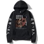 Pulls Attack on Titan à capuche Taille XS look fashion pour homme 