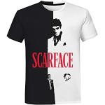 JFLY Scarface T-Shirt Film Tony Montana Imprimé 3D