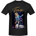 JGHYUTNS Tina Turner Homme Femme T-Shirt Mode Basique Coton Classique T-Shirt Manches Courtes