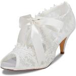 Escarpins de mariage blanc d'ivoire pour pieds larges Pointure 38 look fashion pour femme 