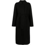 Manteaux en laine de créateur Jil Sander noirs en viscose à manches longues Taille XS pour femme 
