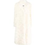 Vestes d'hiver de créateur Jil Sander blanches en peau lainée Taille XS look fashion pour femme 