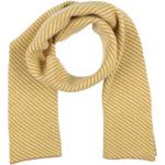 Écharpes à mailles de créateur Jil Sander jaunes en laine pour femme en promo 