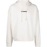 Jil Sander hoodie à logo imprimé - Tons neutres