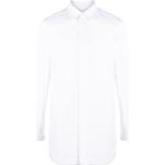 Chemises de créateur Jil Sander blanches à manches longues à manches longues classiques pour homme 