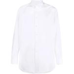 Chemises de créateur Jil Sander blanches en coton à manches longues à manches longues Taille XXL classiques pour homme 