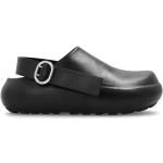 Chaussures montantes de créateur Jil Sander noires en cuir Pointure 40 avec un talon entre 5 et 7cm 