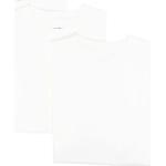 T-shirts de créateur Jil Sander blancs à manches courtes bio éco-responsable à manches courtes à col rond Taille L classiques 
