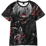 Jilijia Anime Tokyo Ghoul T-shirt imprimé 3D Kanek