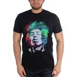 Jimi Hendrix - Hendrix Galaxy T-shirt pour hommes, Large, Black
