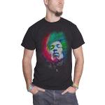Jimi Hendrix T Shirt Galaxy Portrait Nouveau Officiel Homme Noir Size M
