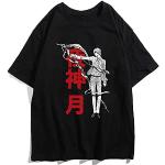 jiminhope Death Note t-Shirt Unisexe été décontracté Confortable Coton t-Shirt Anime drôle imprimé Hauts Noirs