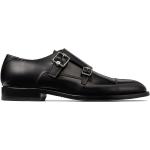 Chaussures à boucles de créateur Jimmy Choo noires en caoutchouc à bouts en amande Pointure 41 look casual pour homme 