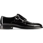 Chaussures à boucles de créateur Jimmy Choo noires en cuir de veau à clous à bouts ronds Pointure 41 look casual pour homme 