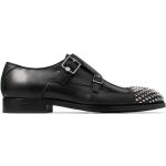 Chaussures à boucles de créateur Jimmy Choo noires en cuir de veau à clous à bouts ronds Pointure 41 look casual pour homme 