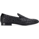 Chaussures casual de créateur Jimmy Choo noires à paillettes à bouts ronds Pointure 41 look casual pour homme 