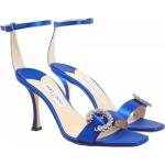 Sandales de créateur Jimmy Choo bleues en promo 