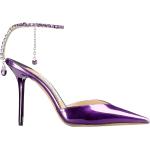 Sandales à talons de créateur Jimmy Choo violettes Pointure 39 look fashion pour femme 