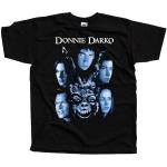 JINQIAO Donnie Darko V3 Movie Poster Jake Gyllenhaal DTG T-Shirt Black S-5XL