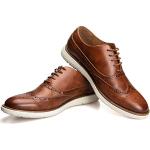 Chaussures oxford marron à lacets Pointure 44 look casual pour homme 