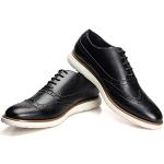 Chaussures oxford noires à lacets Pointure 42 look casual pour homme 
