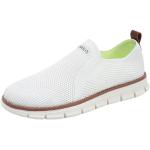 Chaussures casual blanches en fil filet respirantes Pointure 42 look casual pour homme 