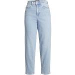 Pantalons taille haute JJXX bleues claires délavés stretch W31 look fashion pour femme 