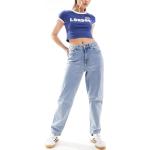 Jeans taille haute JJXX bleues claires délavés W26 L30 coupe mom pour femme 