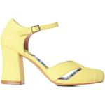 Escarpins Joe Browns jaunes en cuir synthétique en cuir Pointure 40,5 avec un talon entre 7 et 9cm look fashion pour femme 