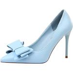 Escarpins talon aiguille bleu ciel à motif papillons à talons aiguilles Pointure 39,5 look fashion pour femme 