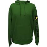 John Deere Men's Fleece Hood T-shirt Sleeve Print-Logo Green-Xxl