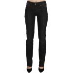 Jeans slim John Galliano noirs en velours Taille 3 XL look fashion pour femme 