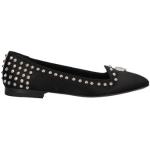 Chaussures casual John Richmond noires en cuir à clous Pointure 37 look casual pour femme en promo 