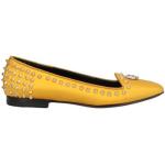 Chaussures casual John Richmond jaunes en cuir à clous Pointure 37 look casual pour femme en promo 