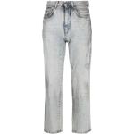 Jeans droits John Richmond gris clair Peter Pan Wendy stretch W25 L29 classiques pour femme en promo 