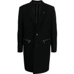 Manteaux en laine John Richmond noirs en viscose Taille 3 XL pour homme en promo 