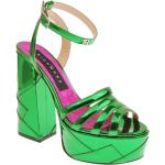John Richmond - Shoes > Sandals > High Heel Sandals - Green -