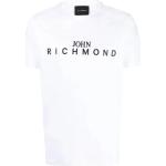 T-shirts à imprimés John Richmond blancs à col rond Taille XL look casual 