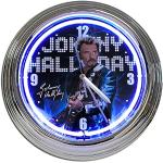 Johnny Hallyday Horloge Bleu