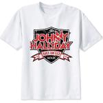 Johnny Hallyday Rip T Shirt Male Music Rock Men Design T-Shirt Men T-Shirt Size:S-3XL