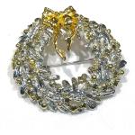 Broches en argent argentées à perles look vintage pour femme 