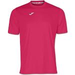 T-shirts Joma rose fushia à manches courtes à manches courtes look fashion pour homme 