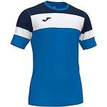 Joma Crew Iv T-Shirts Equip. M/C Homme, Bleu Roi/Bleu Marine, 5XS