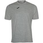 T-shirts Joma gris clair à manches courtes respirants à manches courtes à col rond Taille L look fashion pour homme 