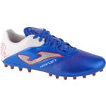 Chaussures de football & crampons Joma bleues en cuir synthétique pour homme 