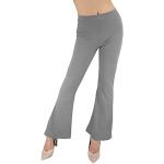 Pantalons large gris clair Taille 5 XL look fashion pour femme 