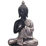 Jardins zen noirs en résine à motif Bouddha 