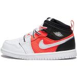 Chaussures Nike Jordan blanches en cuir synthétique en cuir Pointure 27 look Rock pour garçon 